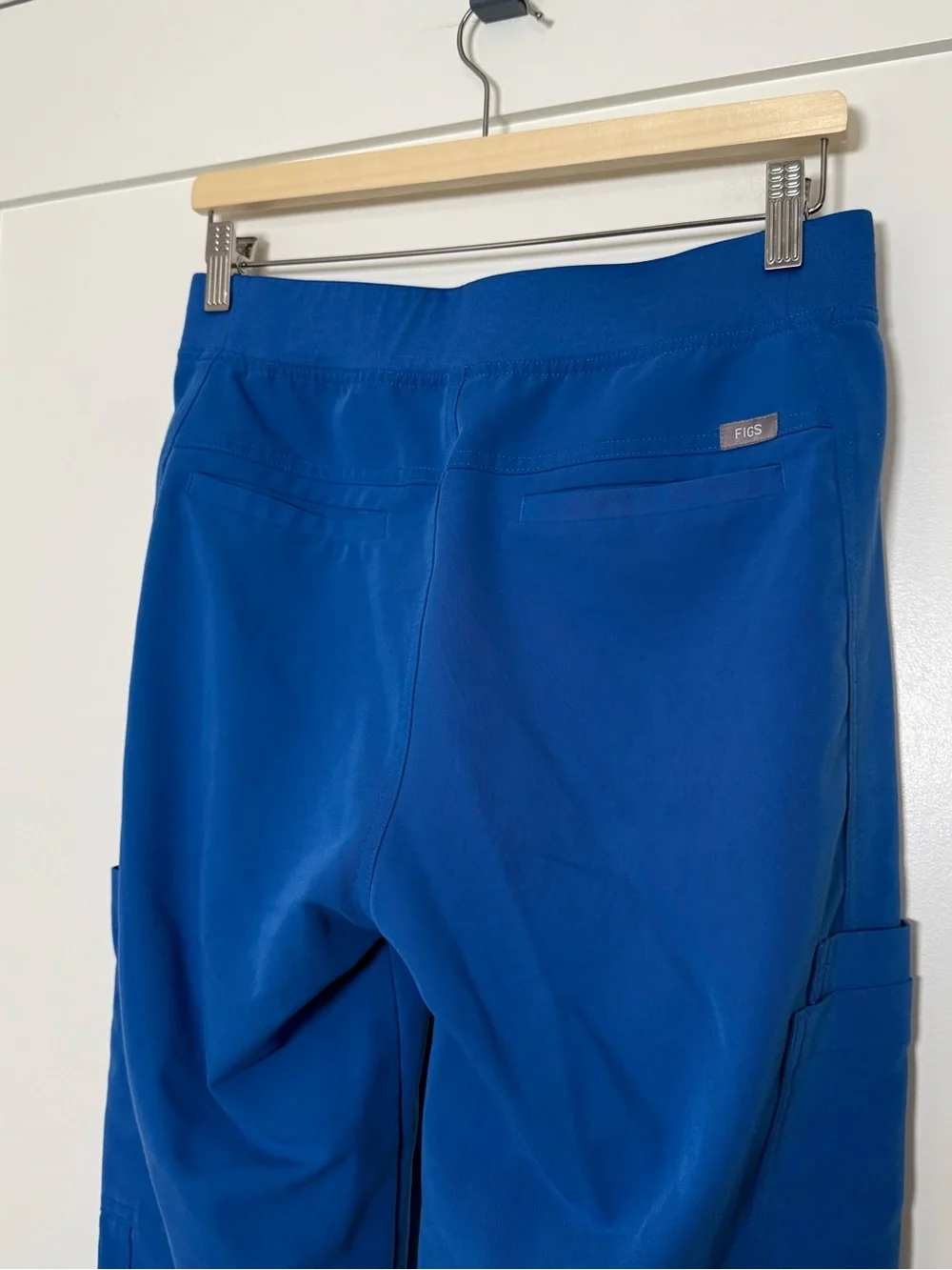 Figs Axim Cargo Scrubs Pants Mens Sz S Royal Blue Medical Doctor PO1657